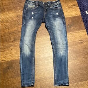 Rock Revival Women's Skinny Jeans - Dark Blue